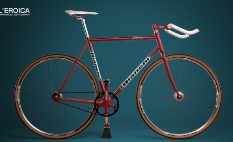 3D Visualisierung: Bianchi Fahrrad